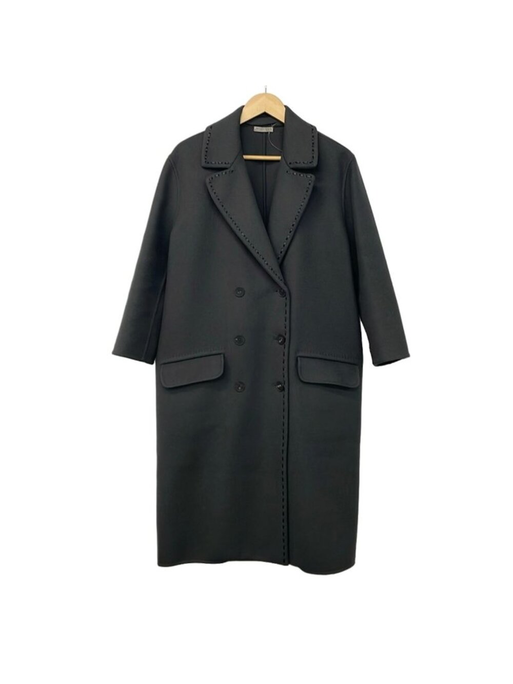 Bottega Veneta Coat S Dark Gray Black Long Sleeve Winter 38